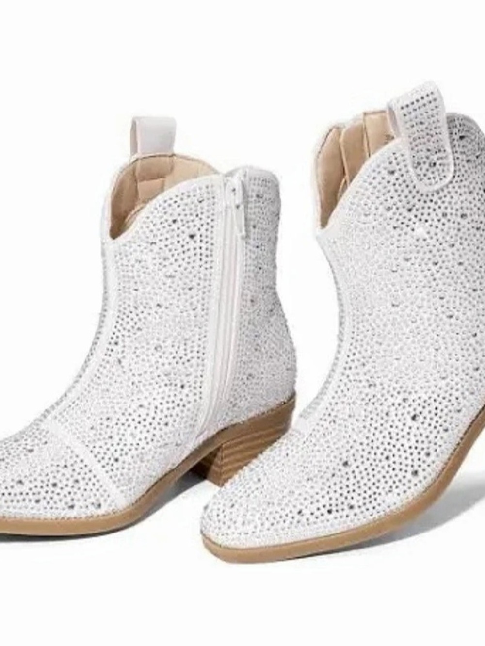 Link Ankle Booties Dot White kids 1
